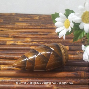 #[ bamboo. . incense case ] paint .. one inside pear metal ground bamboo. . incense case * search : tea utensils also box old fine art 