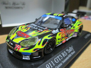 ミニチャンプス 1/43 「 ポルシェ911GT3 RS Sally 」 2004ｙ マイアミGP #79 ・送料 350円 