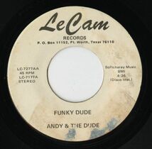 【ソウル 7インチ】Bruce Channel / Andy & The Dude The King Is Free / Funky Dude [Le Cam Records LC-7277]_画像2