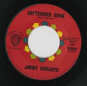 【ロック 7インチ】Jimmy Durante - September Song / Young At Heart [Warner Bros. Records 5382]