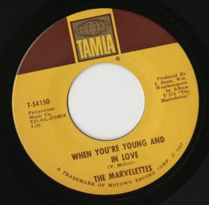 【ソウル 7インチ】The Marvelettes - When You're Young And In Love / The Day You Take One [Tamla T-54150]