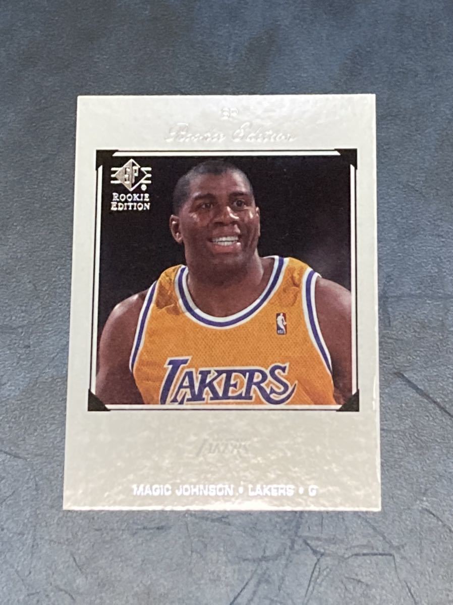 女性が喜ぶ♪ 値引き可 Magic Johnson ジャージーサインカード 25シリ