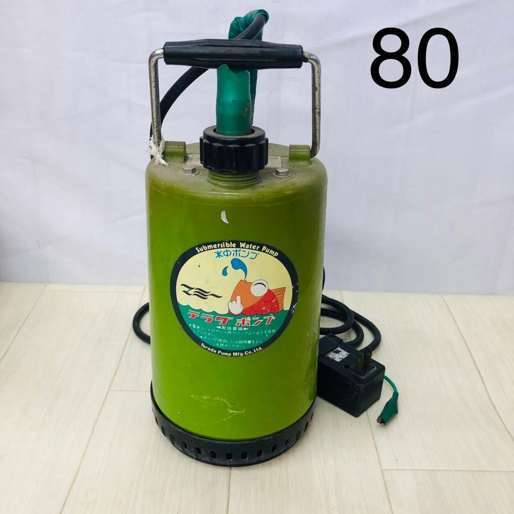 週間売れ筋 寺田 要部ステンレス水中ポンプ 底水用 60Hz 〔品番 ...