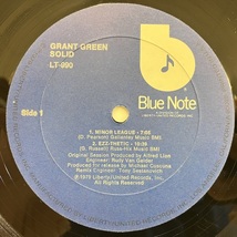 ●即決LP Grant Green / Solid j33871 米オリジナル、音符内袋 グラント・グリーン 64年録音79年発表_画像3