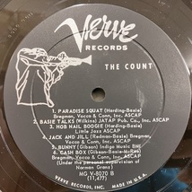 ●即決VOCAL LP Count Basie / the Count j33906 米盤57年プレス、Vinc/Tp Dg Mono 機械スタンパー カウント・ベイシー_画像2