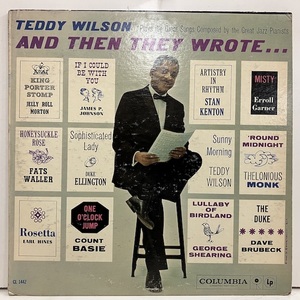 ●即決LP Teddy Wilson / And Then They Wrote j34019 米オリジナル、Dg 6eye Mono テディ・ウイルソン