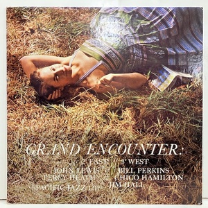 ●即決LP John Lewis / Grand Encounter j34084 米オリジナル、黒銀Pj Dg Mono ジョン・ルイス JIM HALL