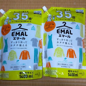 花王 エマール おしゃれ着用洗濯洗剤 超特大1400ml×2
