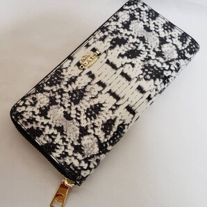 コーチ COACH パイソン スネーク ヘビ柄 長財布 F53659