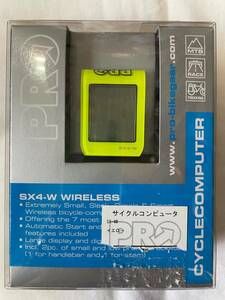 [ super-rare mono ] SHIMANO PRO Shimano Pro cycle computer SX-4W wireless yellow 