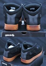 SALE！【新品】US10.5 28.5cm GRAVIS グラビス TARMAC HC SUEDE タ―マック ハイ スエード BLACK/GUM_画像9