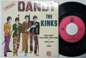 The Kinks-Dandy★仏Orig.EP