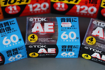 未開封品 TDK AE カセットテープ 111本まとめて 60min 90min 120min 150min ノーマルポジション [TYPE I][Cassette]_画像2