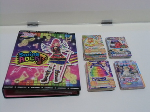  secondhand goods Aikatsu! card folder -& card 110 sheets ( student proof 2 sheets contains ) -ply . equipped * cotton . ear 1 sheets autographed 