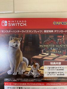モンスターハンターライズ サンブレイク 限定特典 なりきりセット
