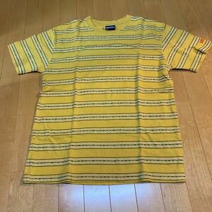 Tシャツ ボーダーTシャツ ガッチャ黄色Tシャツ イエローTシャツ GOTCH A Mサイズ 未使用