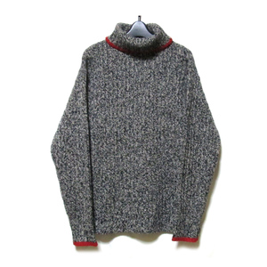 FATefei tea [SKINNY] low gauge line knitted sweater 127681