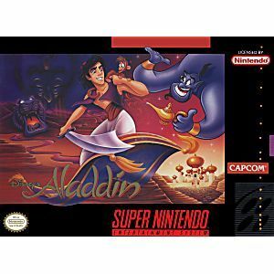 ★送料無料★北米版 スーパーファミコン SNES Disney's Aladdin アラジン ディズニー