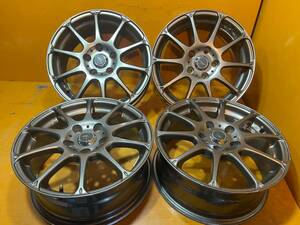 【AA236】ホイール4本*A-TECH 16×6.5JJ 5穴 PCD114.3 +42