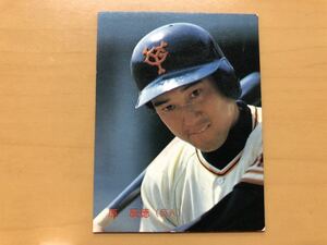 カルビープロ野球カード 1987年 原辰徳(巨人) No.164