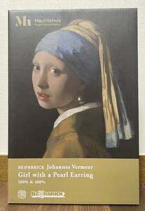 BE@RBRICK Johannes Vermeer「Girl with a Pearl Earring」100％ & 400％/フェルメール/真珠の首飾りの少女/ベアブリック/メディコムトイ