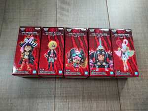ONE PIECE FILM RED ワールドコレクタブルフィギュア vol.1 全5種 ワンピース フィルム レッド ルフィ サンジ チョッパー フランキー ウタ