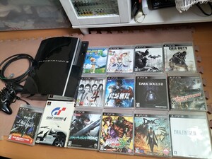 SONY PS3本体 ソフト14本 ソニー プレイステーション3 PS2