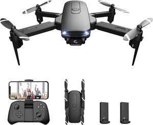 ドローン 折りたたみ式 1080Pカメラ付き バッテリー2個 飛行時間20分 ドローン 折りたたみ ドローンカメラ付き
