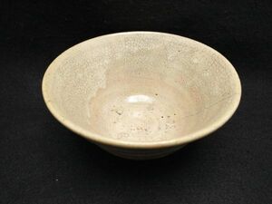 茶碗　陶器　幅14.5ｃｍ　高さ8ｃｍ　レトロ　アンティーク　骨董 (22_50307_8)