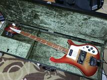 70S！お宝・春日楽器製・heerby custom Bass・Rickenbacker 4001 コピー・超美品・チェリーサンバースト・ポールマッカートニー・スタイル_画像1