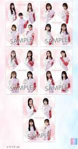 【全5種コンプリート】櫻坂46オリジナルクリアファイル ローソン限定 LAWSON 欅坂46