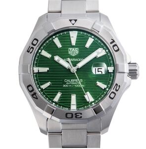 ★新品未使用品★ 限定品 最落なし タグホイヤー TUG HEUER アクアレーサー キャリバー5 WAY2015.BA0927 グリーン 正規品 並行輸入品の商品画像