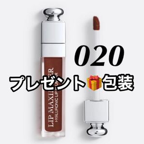 【プレゼント包装】ディオール アディクト マキシマイザー 020 ブラウン 新品未使用 リップグロス 国内百貨店購入