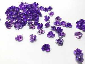 アルミ薔薇 パープル レジン 10mm 12個 ピアス イヤリング パーツ ハンドメイド ビーズクラブ