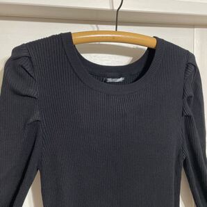 3L パワーショルダーフレアワンピース