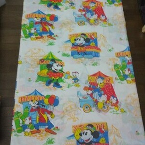 ⑤ Mickey Cut Sheet Vintage Shop Hagure тканевая ткань Disney