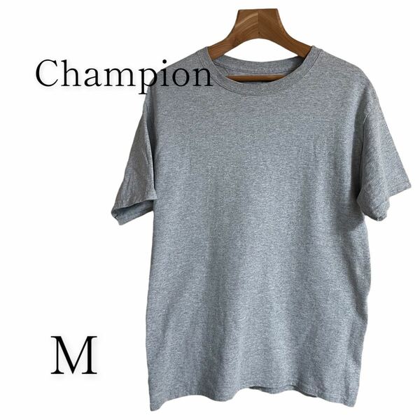 美品チャンピオン　メンズTシャツ　グレー　Mサイズ