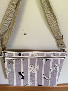 ショルダーバッグ 猫柄 ハンドメイド