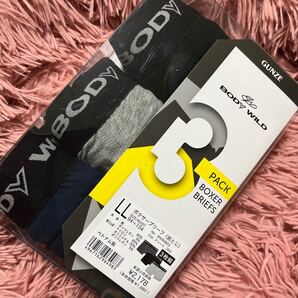 BODY WILD 3P ボクサーブリーフ LL