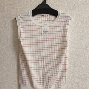 新品未使用 SEVENDAYS=SUNDAY ボーダーノースリーブニット定価2990円→半額以下 タイムSALE!早い者勝ちです♪