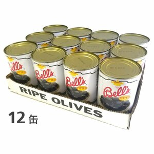【アウトレット】カリフォルニア ベルズ ブラックオリープ　エクストラ大粒 12缶セット(訳あり アメリカ)