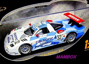 【フリマ】IX☆1/43 LMC034ニッサン R390 GT1 カルソニック#32 3rd ルマン 1998☆ドライバー:K.ホシノ/A.スズキ/M.カゲヤマ