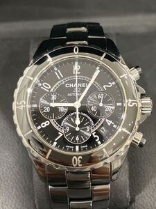 新品仕上 極美品 CHANEL J12 41ミリ クロノ メンズ 高級腕時計 仕上げ済み H0940 自動巻 正規品セラミックの商品画像
