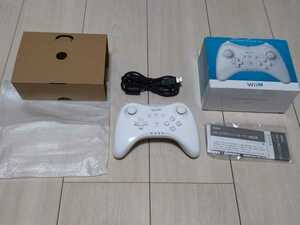  prompt decision WiiU ultimate beautiful goods nintendo original PRO controller box instructions charge cable operation verification settled Pro controller wireless pad 