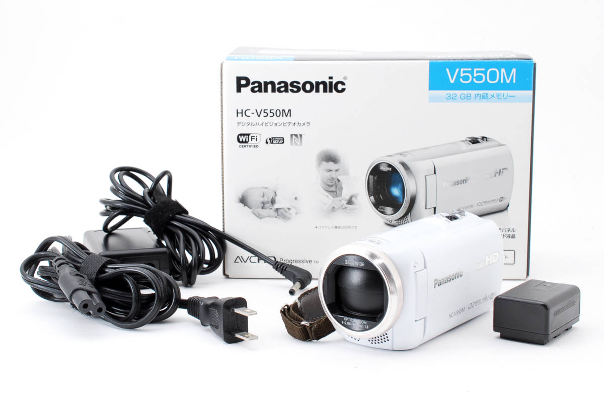 Panasonic】HC-V550M デジタルハイビジョンビデオカメラ 注目 www
