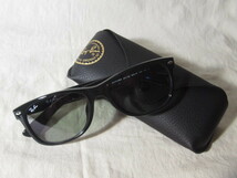 RayBan　NEW WAYFARER　サングラス　新品　レイバン　ニューウェイファーラー　薄グリーンレンズ　RB-2132-F　601/52_画像10