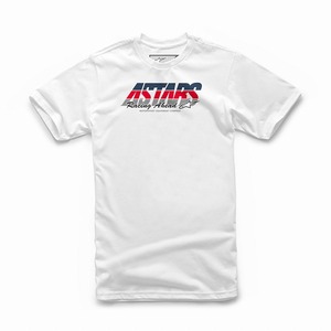 アルパインスターズ 1213-72016-20-L Tシャツ スプリットタイム ホワイト Lサイズ 半袖Tシャツ コットン ダートフリーク