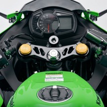 ダートフリーク ZS41-1220 ジータ フライト トップブリッジ ブラック 黒 ZX-25R レーシングトップブリッジ 軽量 サーキット レース パーツ_画像4