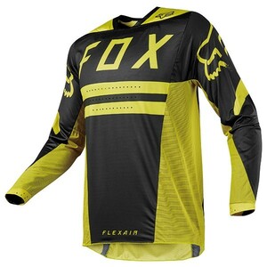 FOX 19414-547-S フレックスエアー プリースト ジャージ 2018 ダークイエロー Sサイズ 長袖Tシャツ ダートフリーク