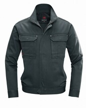 バートル 8091 長袖ジャケット クーガー Mサイズ 春夏用 メンズ 防縮 綿素材 作業服 作業着 8091シリーズ_画像1